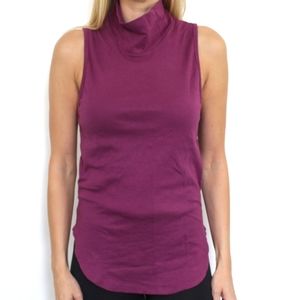 🦃 Free People: 90210 Muscle Tank top  deep fuschia size M *NWT*